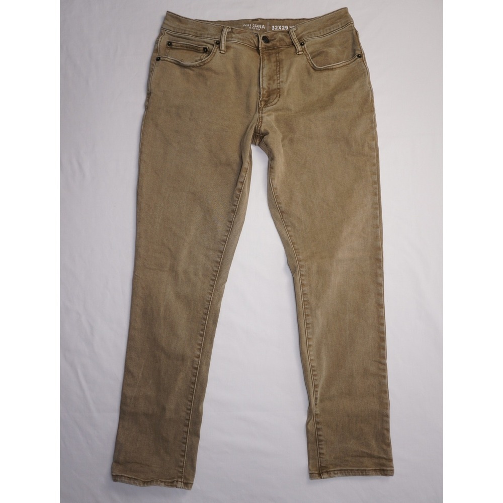 Arizona 32x29 Slim Brown Cotton Blend Stretch Jeans